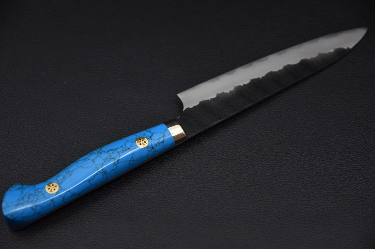 Nigara Hamono SG2 Tuschime Kurouchi Petty 150mm Turquoise