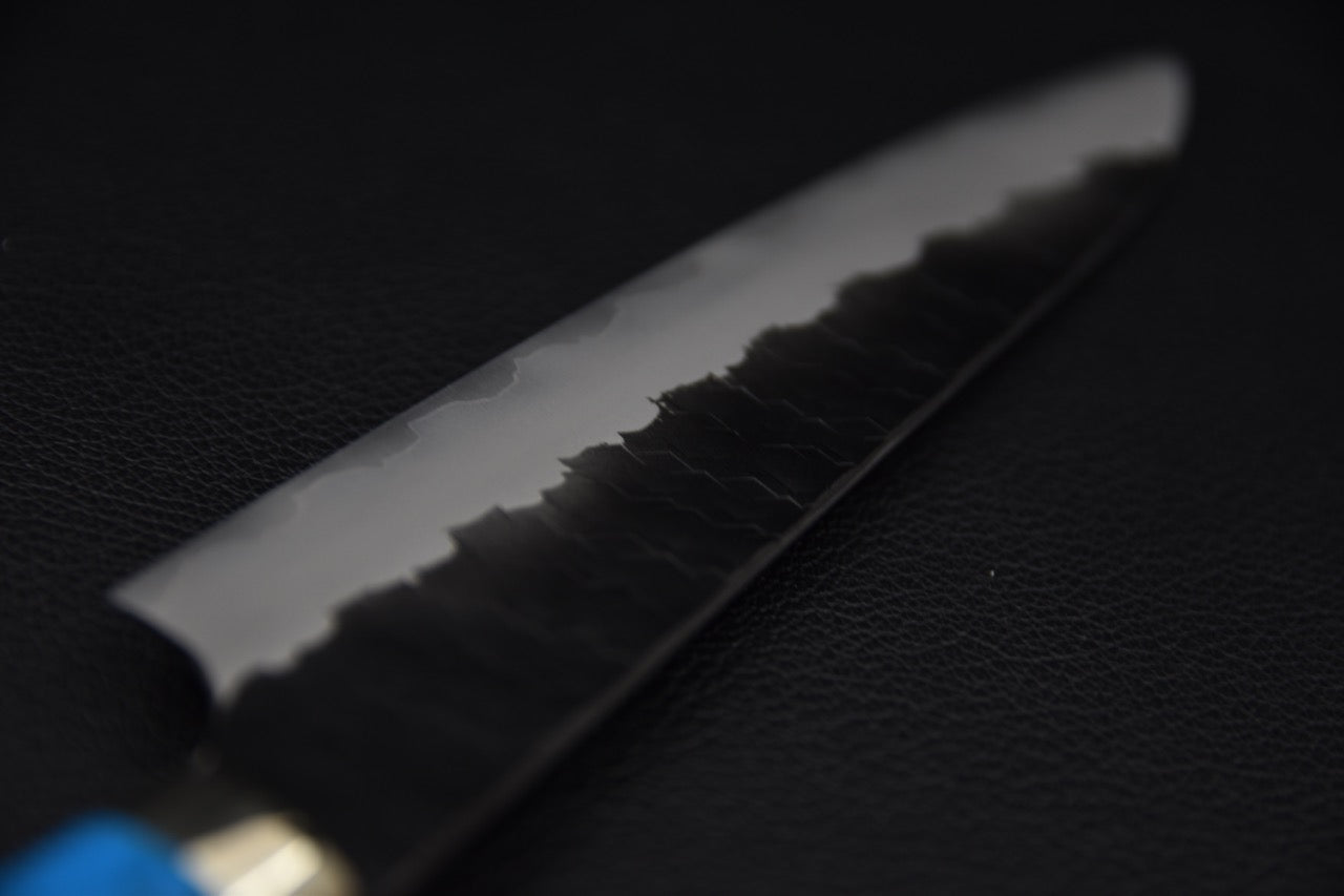 Nigara Hamono SG2 Tuschime Kurouchi Petty 150mm Turquoise