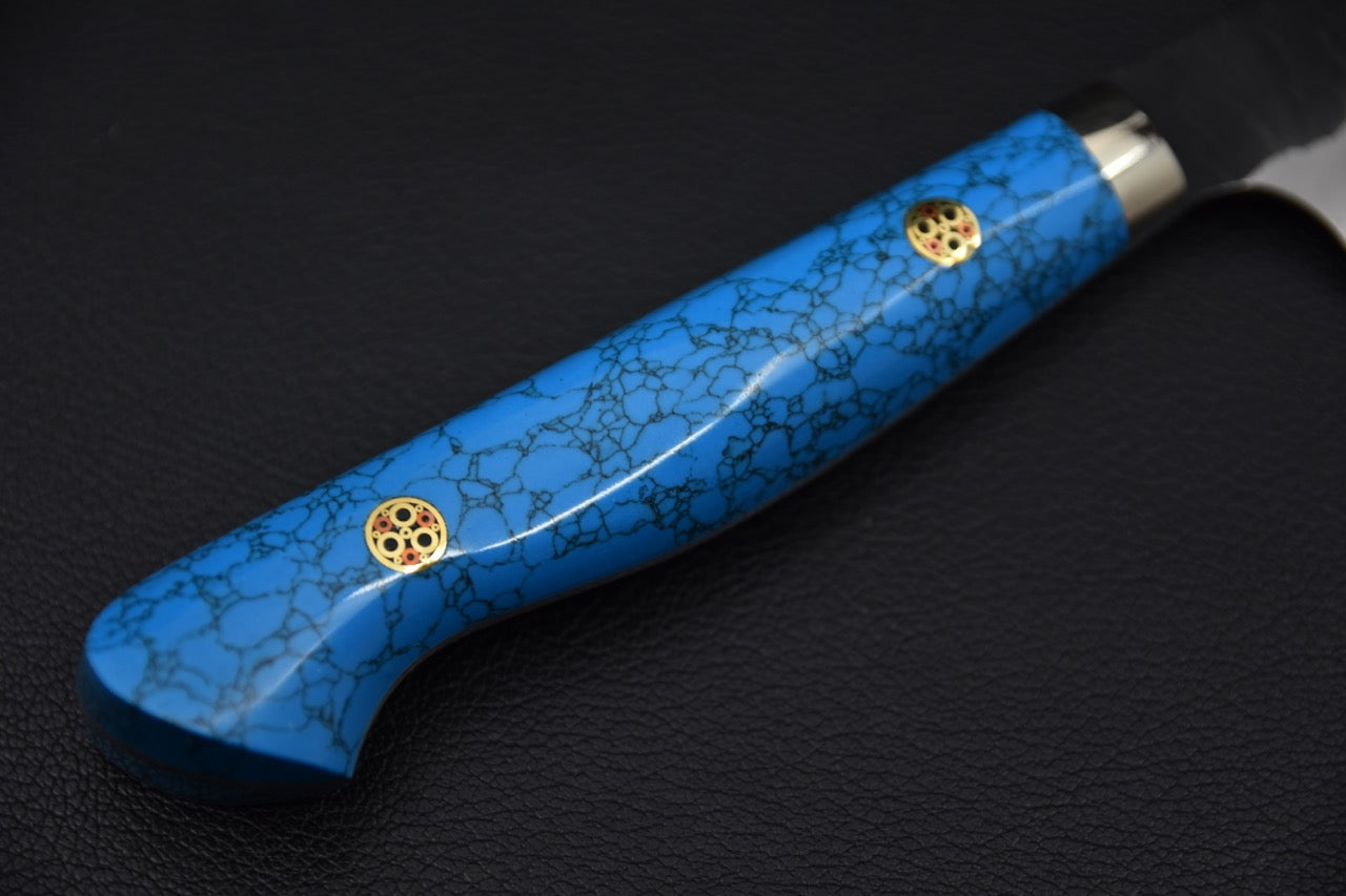 Nigara Hamono SG2 Tuschime Kurouchi Petty 150mm Turquoise