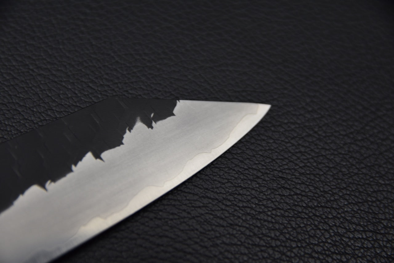 Nigara Hamono SG2 Tuschime Kurouchi Petty Kiritsuke 150mm Turquoise #1