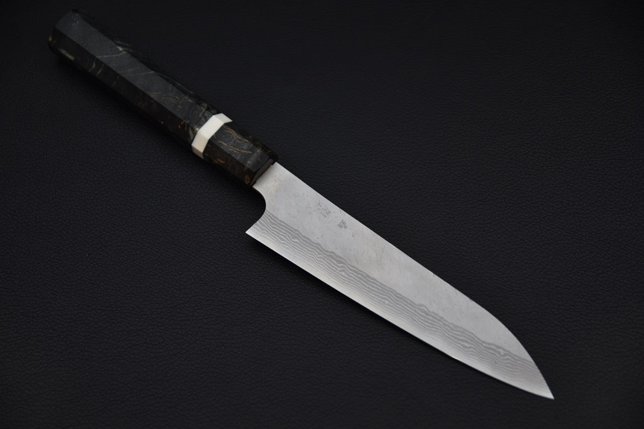 Nigara Hamono VG-10 Tsuchime Damascus Petty 150mm Birch Wood
