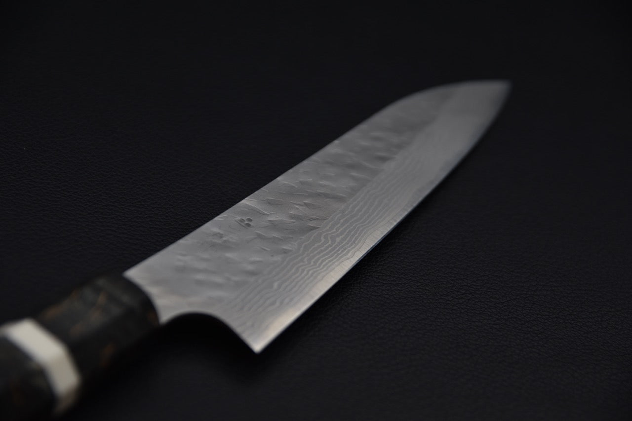 Nigara Hamono VG-10 Tsuchime Damascus Petty 150mm Birch Wood
