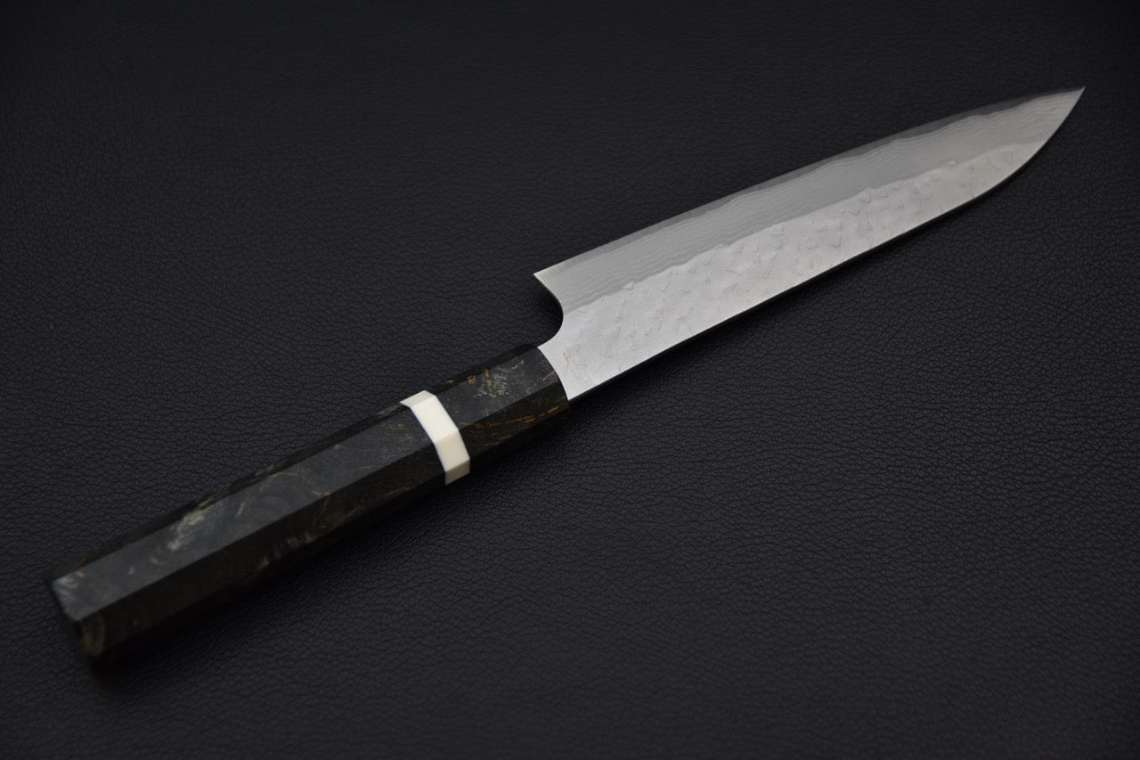 Nigara Hamono VG-10 Tsuchime Damascus Petty 150mm Birch Wood