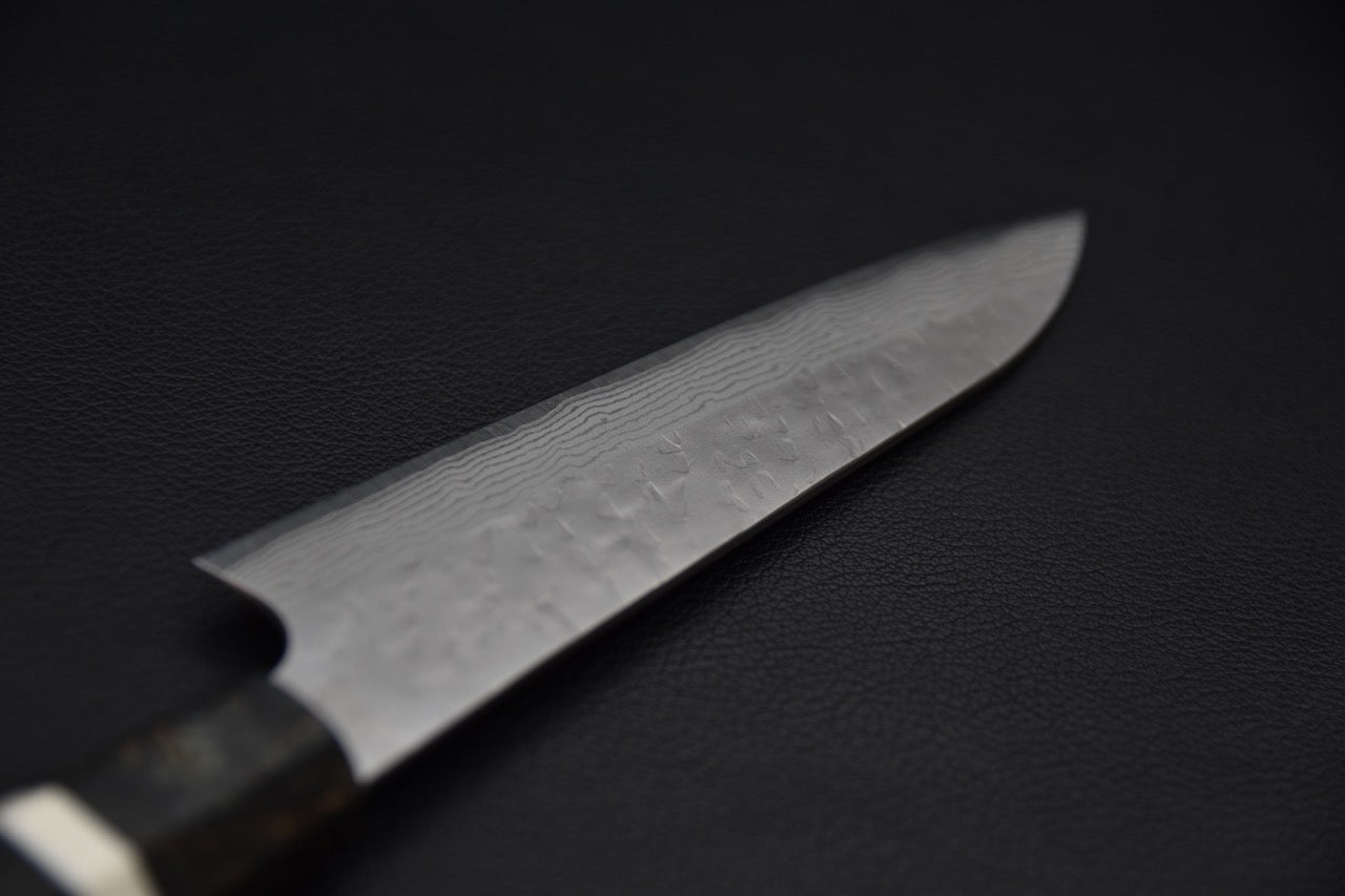 Nigara Hamono VG-10 Tsuchime Damascus Petty 150mm Birch Wood