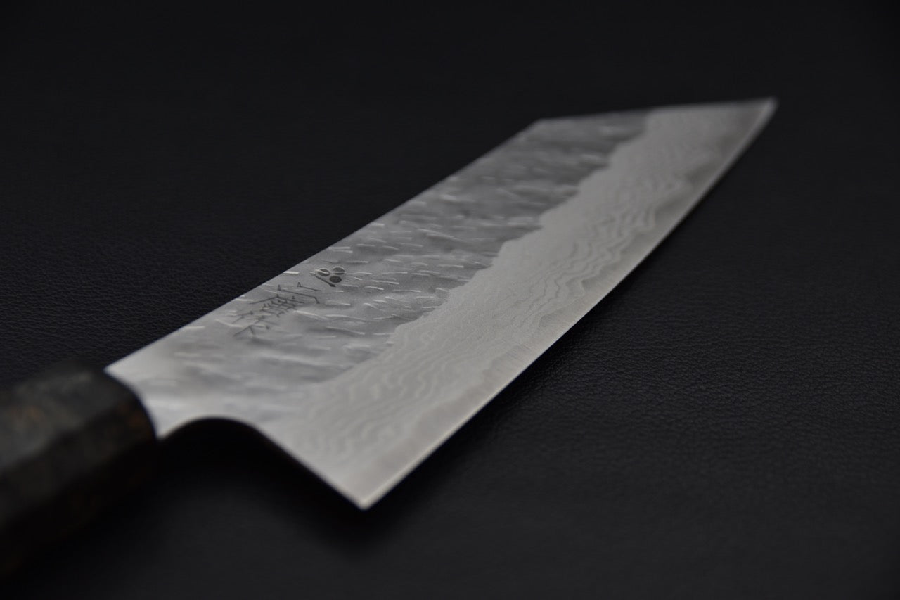 Nigara Hamono VG-10 Tsuchime Damascus Bunka Bouleau