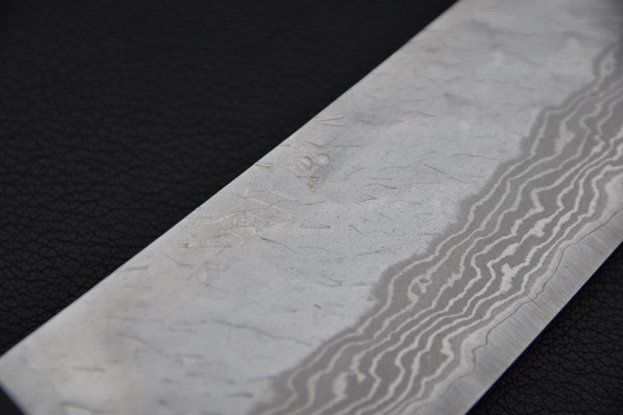 Nigara Hamono VG-10 Tsuchime Damascus Bunka Bouleau