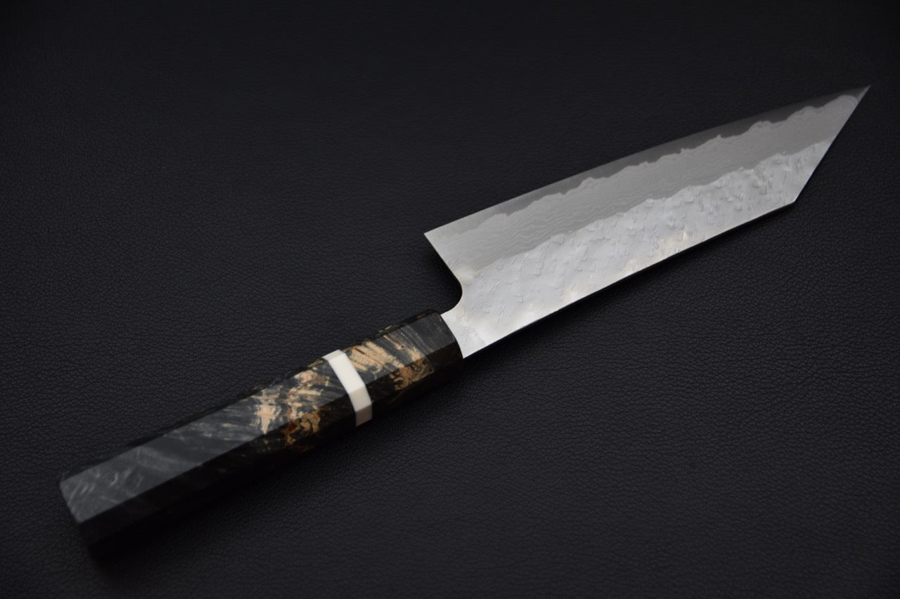 Nigara Hamono VG-10 Tsuchime Damascus Bunka Bouleau