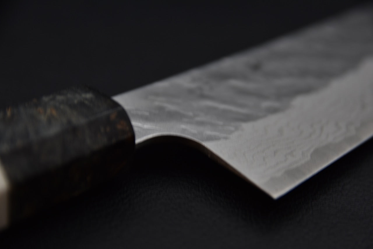 Nigara Hamono VG-10 Tsuchime Damascus Bunka Bouleau