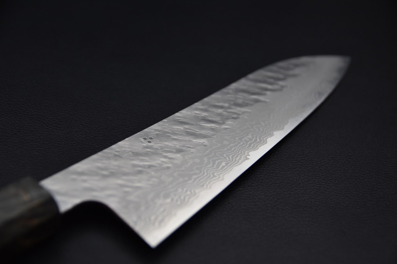 Nigara VG-10 Tuschime Damascus Gyuto 210mm Bouleau