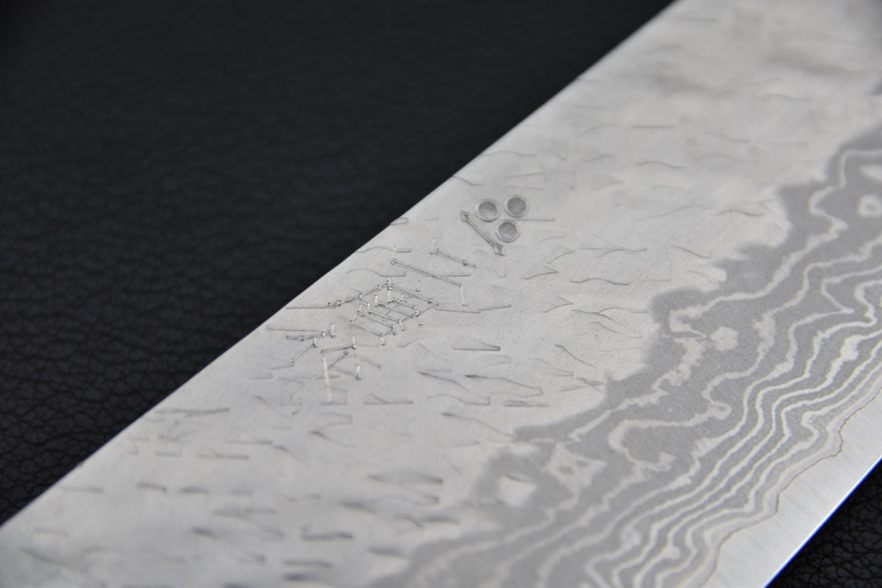 Nigara VG-10 Tuschime Damascus Gyuto 210mm Bouleau