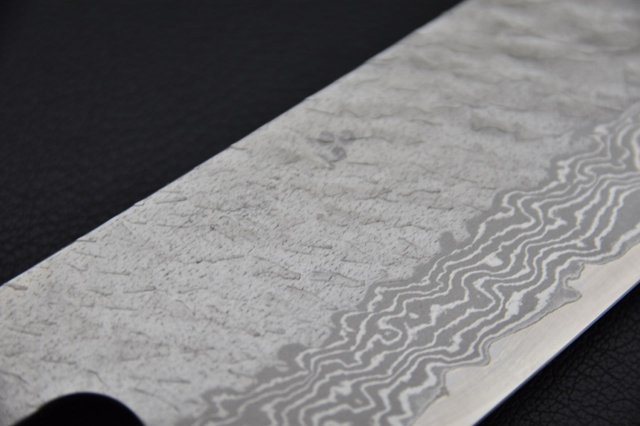 Nigara VG-10 Tuschime Damascus Gyuto 240mm Birch Wood