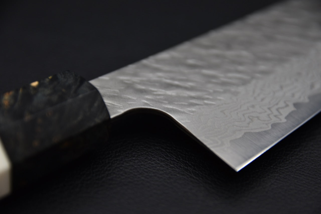 Nigara VG-10 Tuschime Damascus Gyuto 240mm Birch Wood