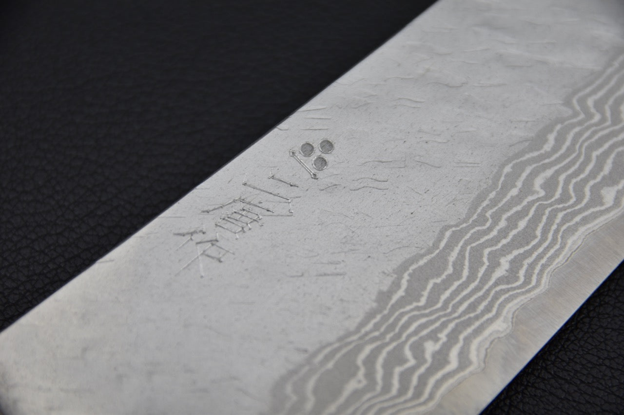 Nigara VG-10 Tuschime Damascus Kiritsuke Gyuto 210mm Bouleau
