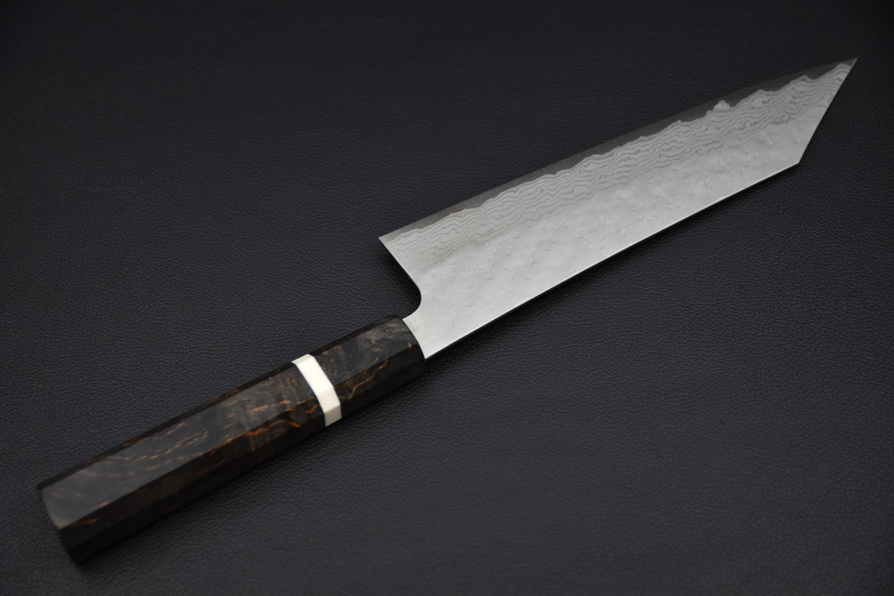 Nigara VG-10 Tuschime Damascus Kiritsuke Gyuto 210mm Bouleau