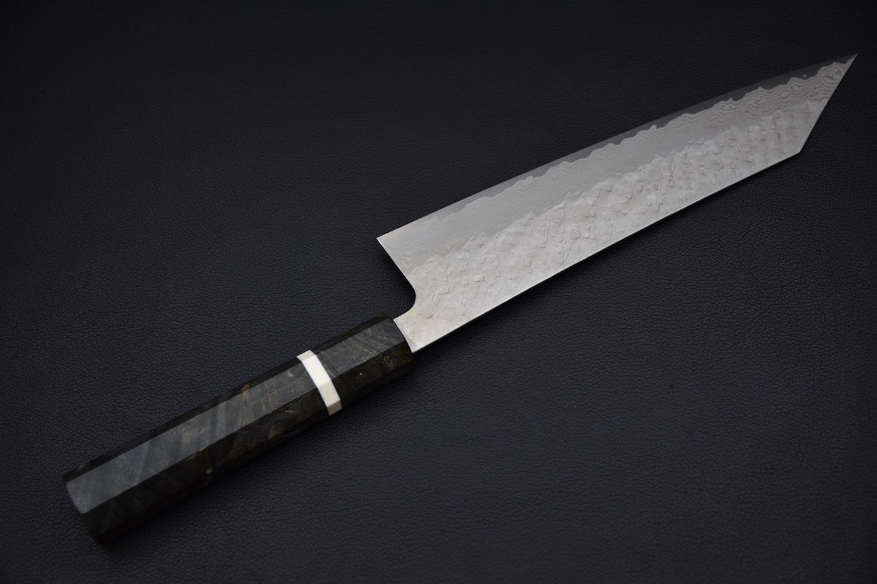 Nigara VG-10 Tuschime Damascus Kiritsuke Gyuto 240mm Bouleau