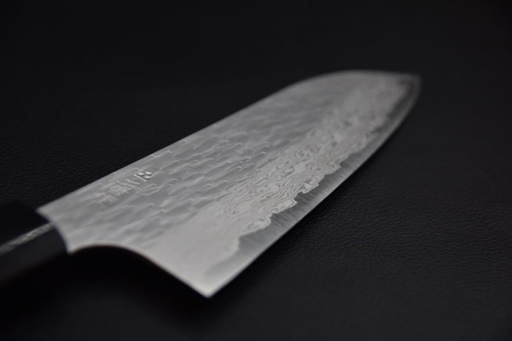 Nigara VG XEOS Santoku 170mm Ébène