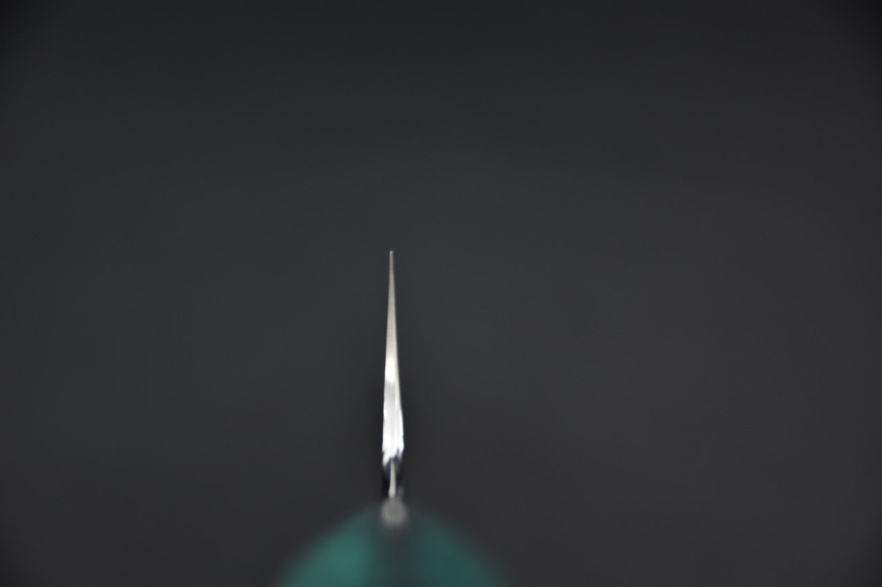 Nigara Hamono SG2 Kurouchi Tsuchime Gyuto 240mm Turquoise