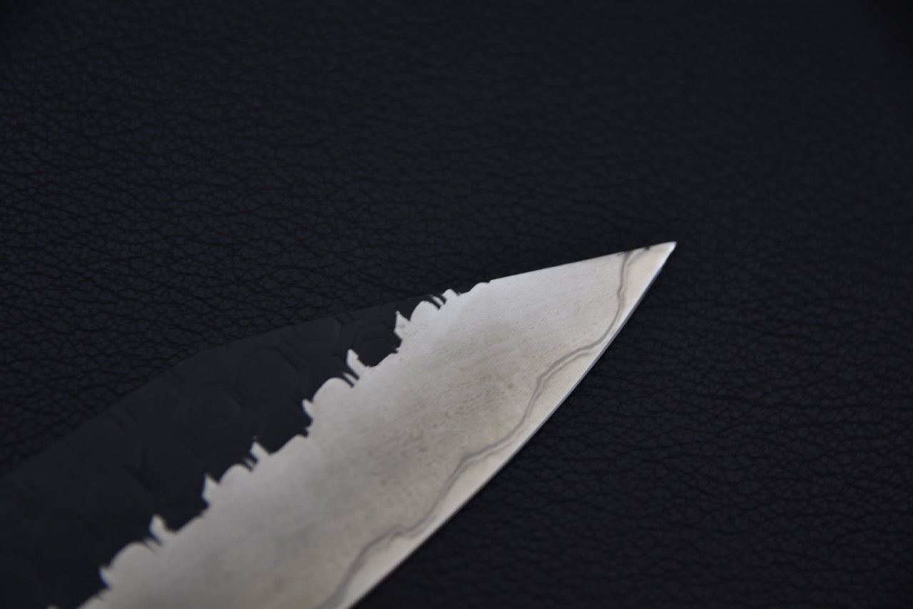 Nigara Hamono SG2 Tsuchime Kurouchi Sujihiki Kiritsuke 255mm Turquoise