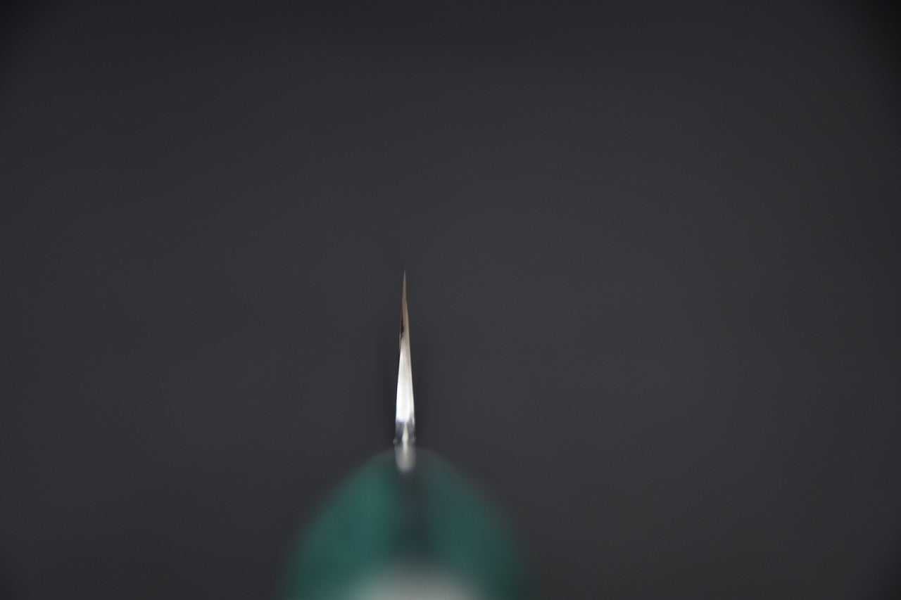 Nigara Hamono SG2 Tsuchime Kurouchi Sujihiki Kiritsuke 255mm Turquoise