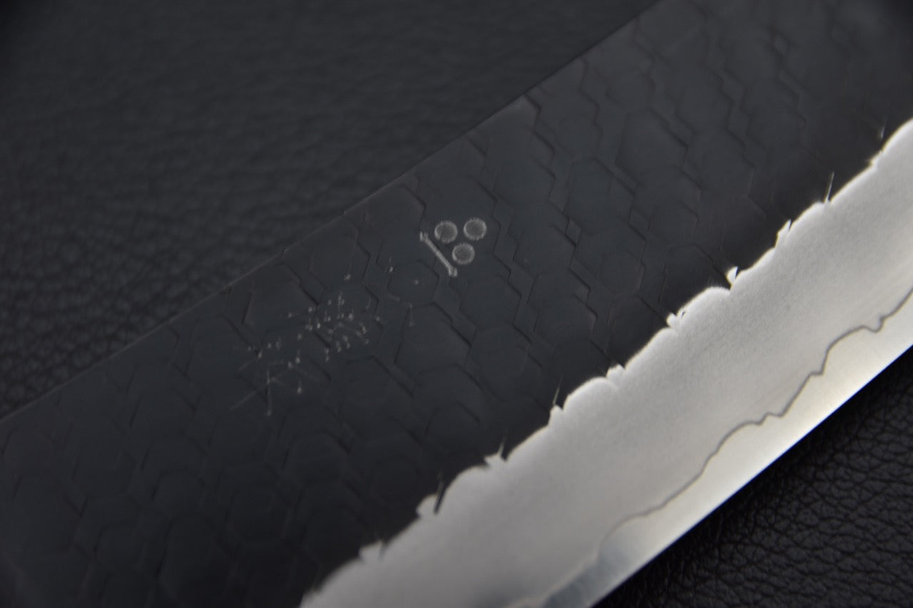 Nigara Hamono SG2 Tsuchime Kurouchi Sujihiki Sakimaru 270mm Turquoise