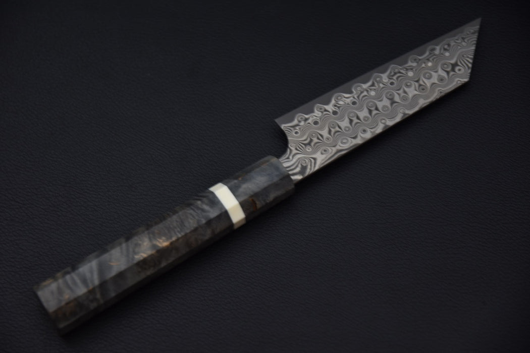 Nigara Hamono SG2 Anmon Damascus Ko-Bunka 120mm Birch