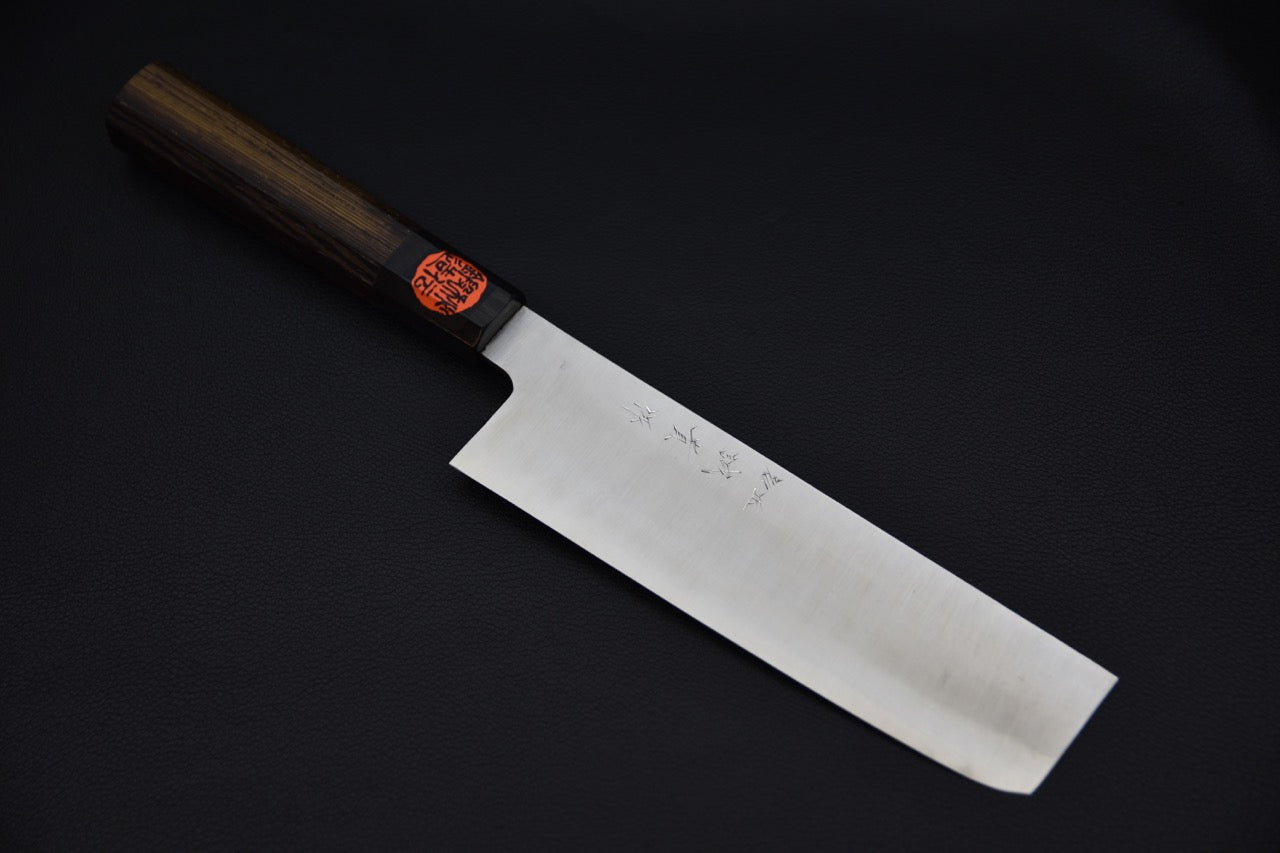 Shigeki Tanaka Nakiri 165mm Ginsan Tagayasan
