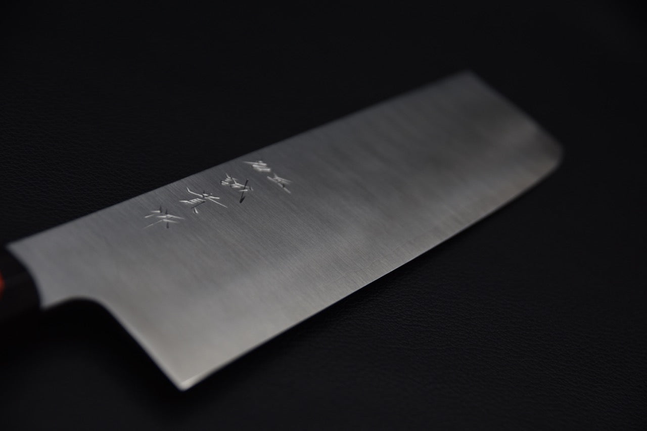 Shigeki Tanaka Nakiri 165mm Ginsan Tagayasan