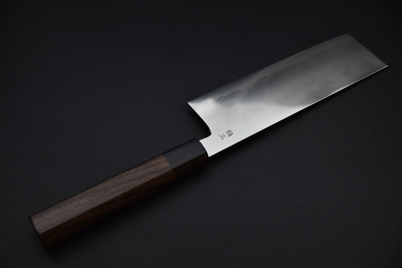 Takada no Hamono Ginsan Suiboku Nakiri 180mm Bois Rose