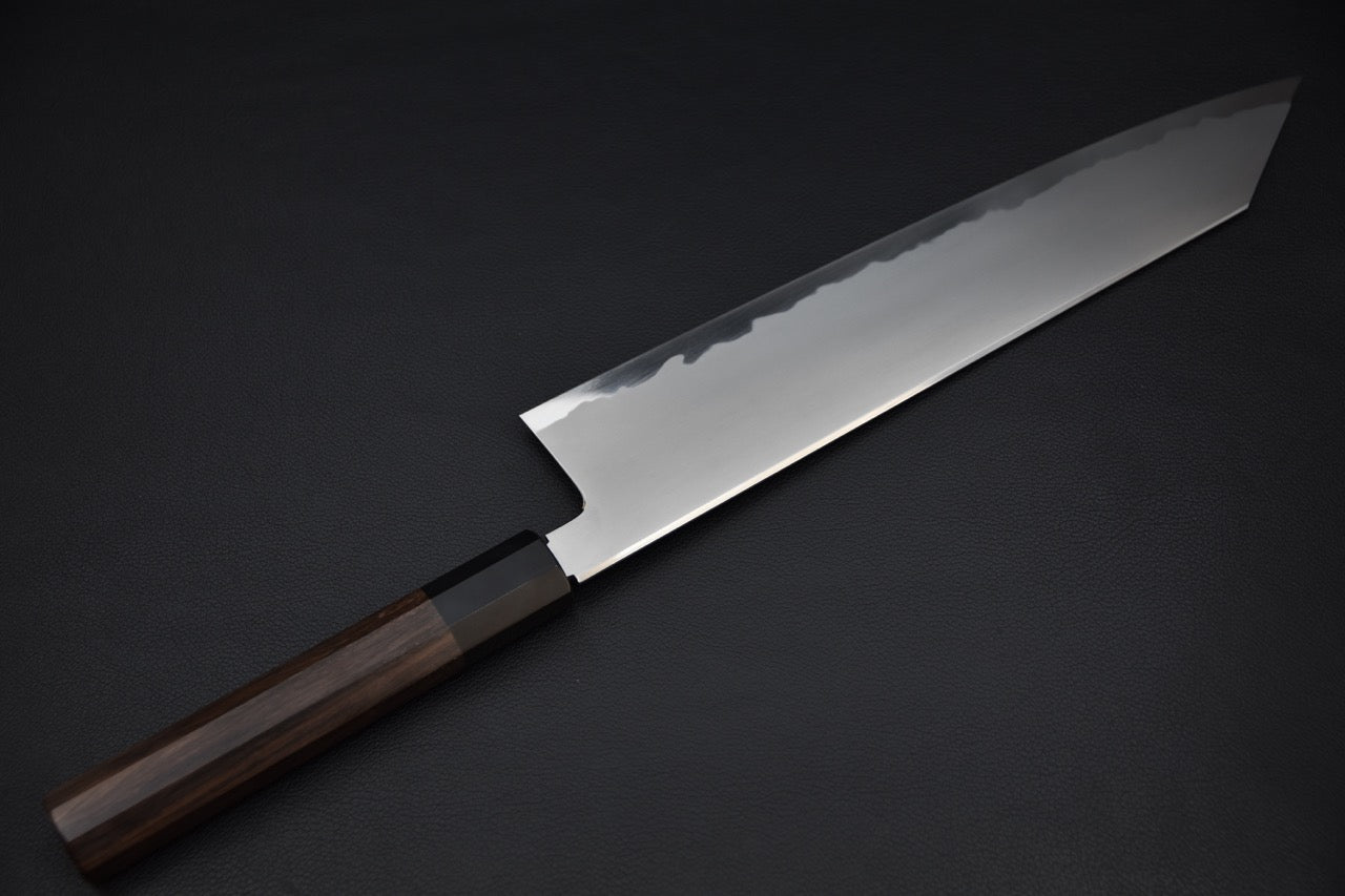 Tetsujin Aogami #2 Kasumi Kiritsuke Gyuto 300mm Taihei Ébène