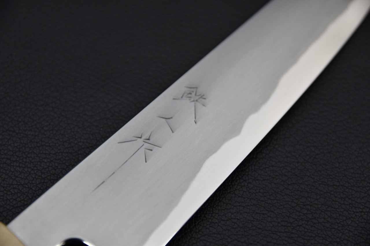 Tetsujin Aogami #2 Kasumi Kiritsuke Petty 165mm Taihei Rosewood