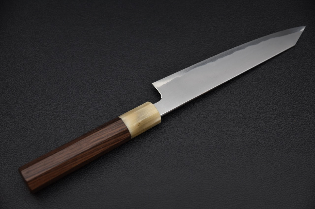 Tetsujin Aogami #2 Kasumi Kiritsuke Petty 165mm Taihei Rosewood