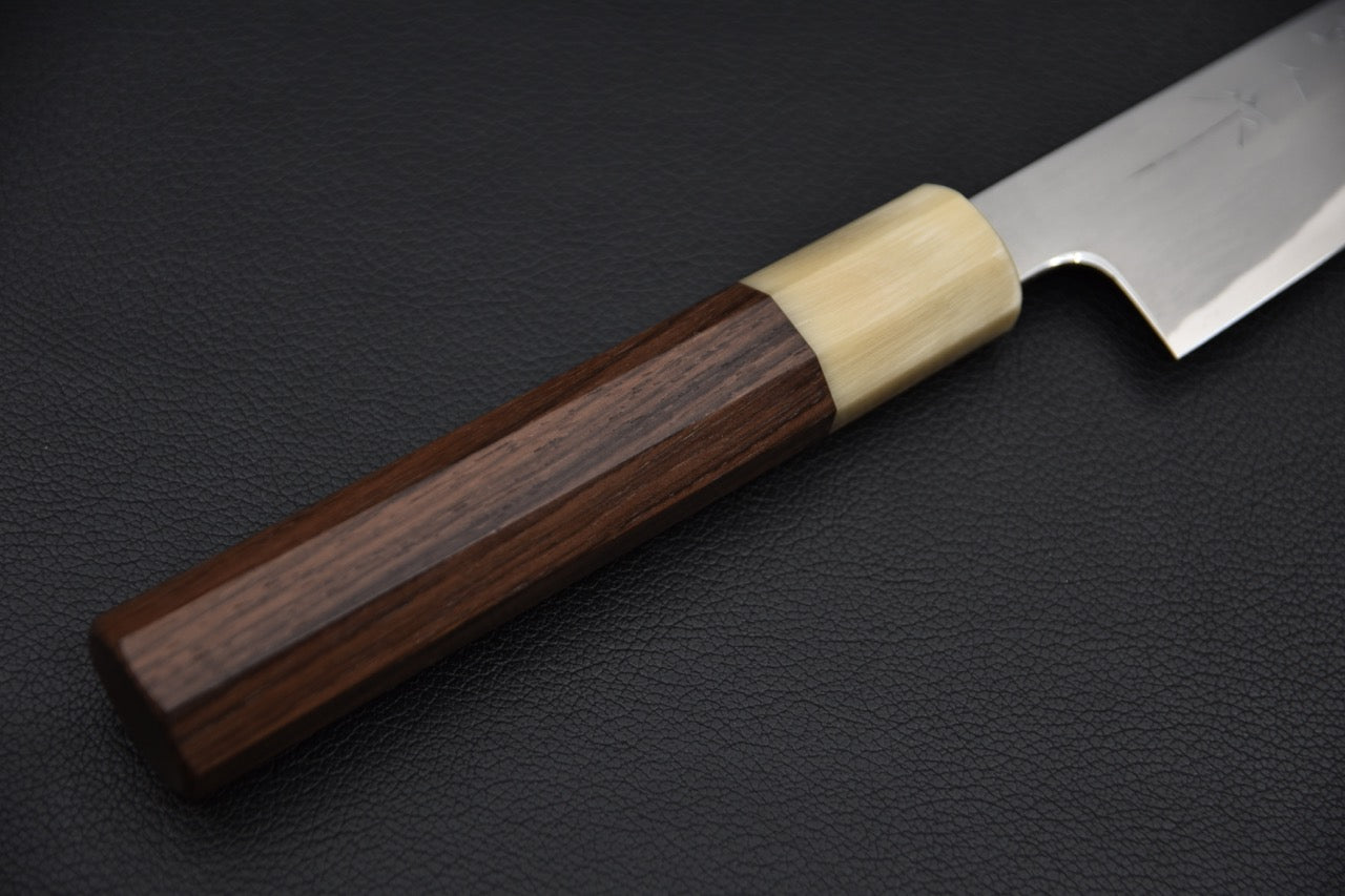 Tetsujin Aogami #2 Kasumi Kiritsuke Petty 165mm Taihei Rosewood