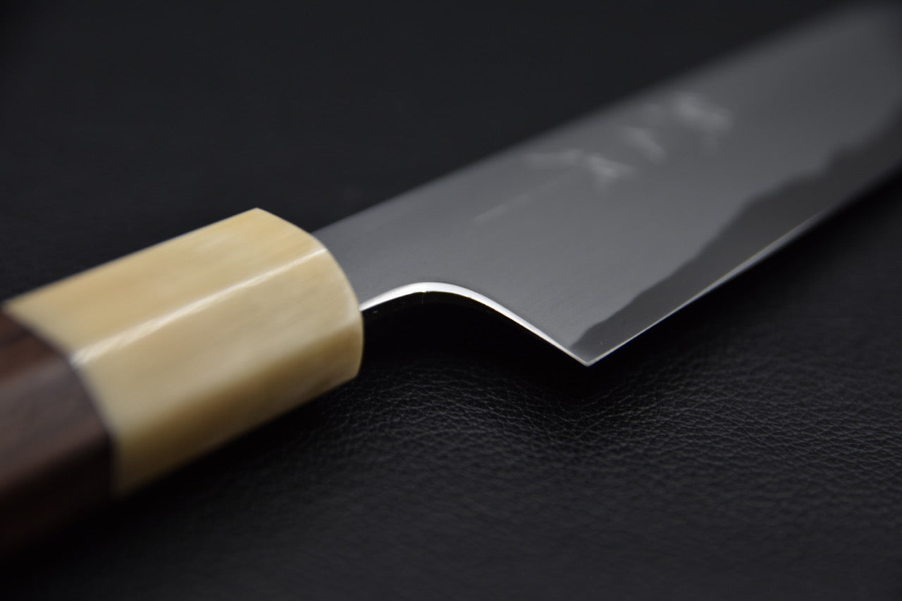 Tetsujin Aogami #2 Kasumi Kiritsuke Petty 165mm Taihei Rosewood