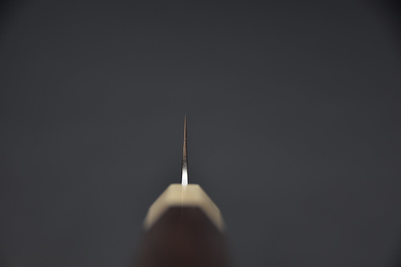 Tetsujin Aogami #2 Kasumi Kiritsuke Petty 165mm Taihei Rosewood