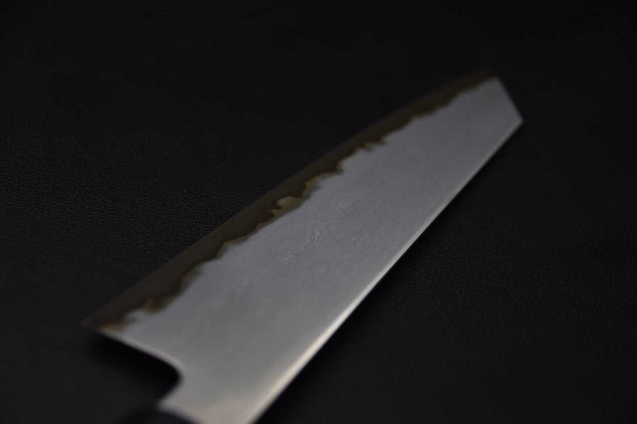 Tetsujin Aogami #2 Metal Flow Kiritsuke Gyuto 240mm Ébène