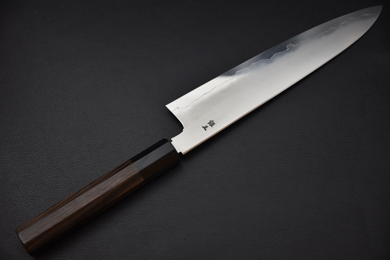 Tetsujin Ginsan Kasumi Gyuto 240mm Taihei Ébène Macassar