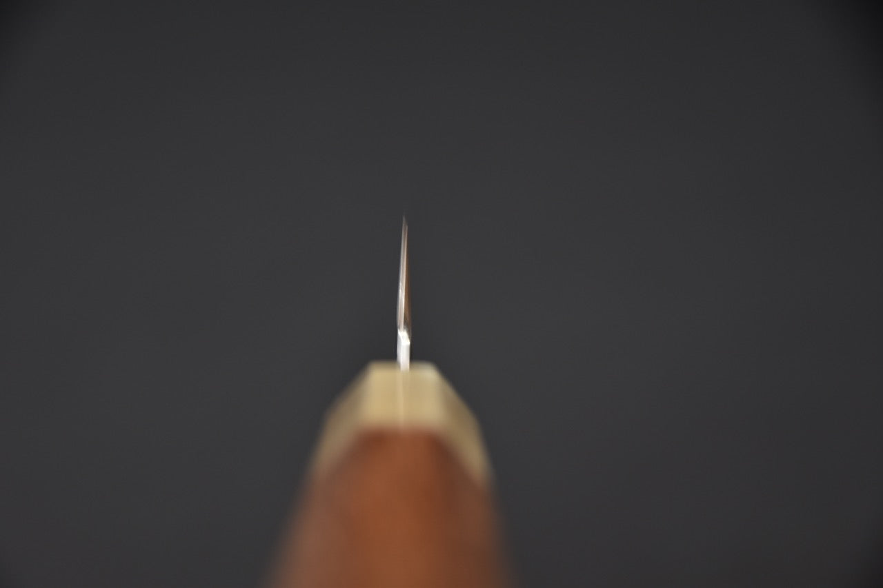 Tetsujin Ginsan Kasumi Kiritsuke Petty 165mm Lacewood