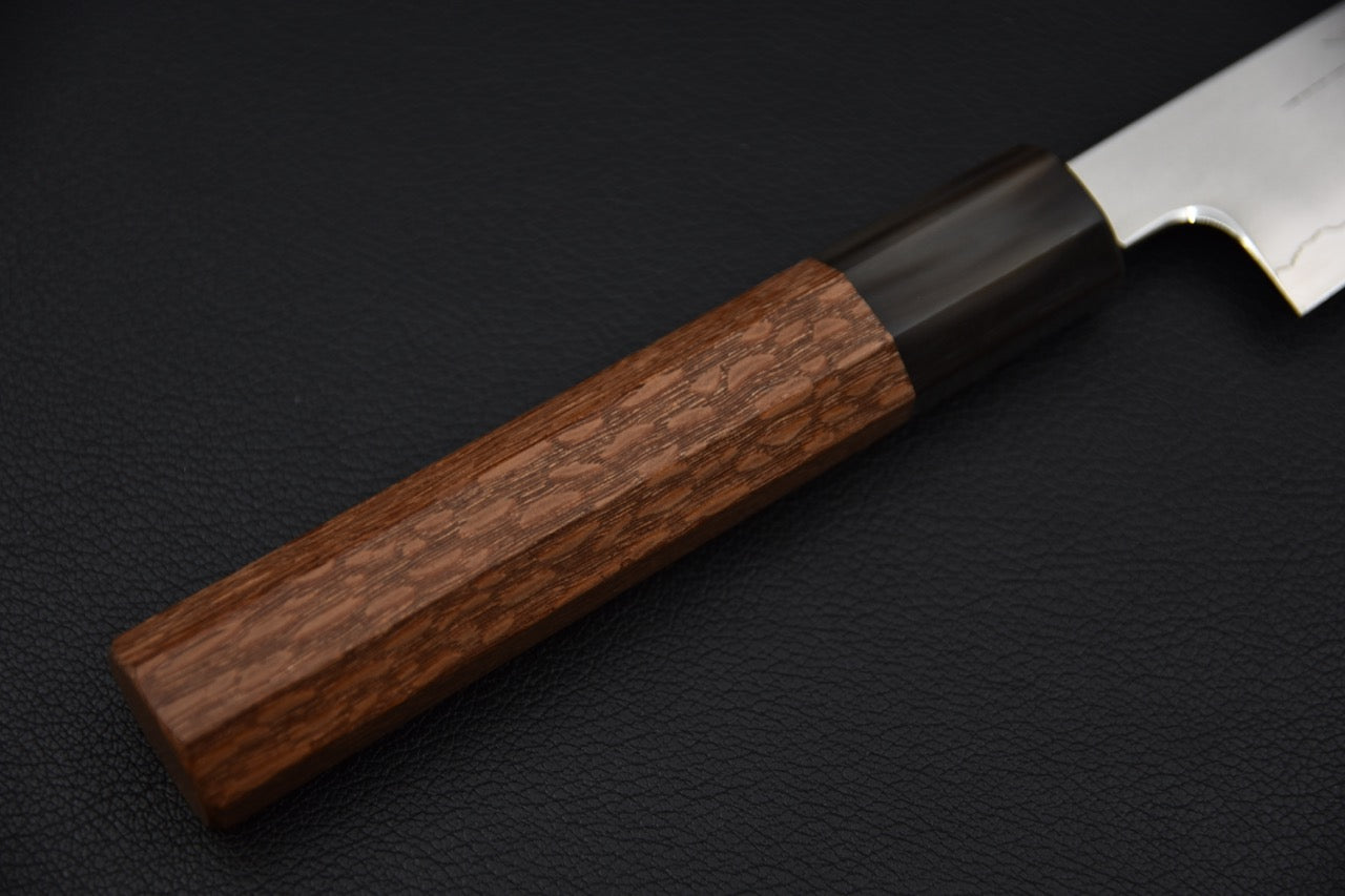 Tetsujin Ginsan Kasumi Petty 135mm Lacewood