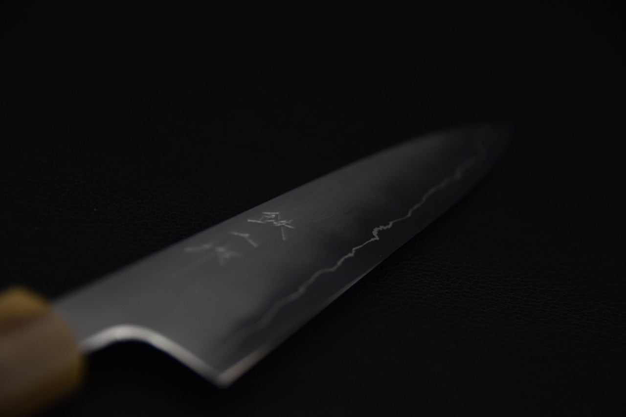 Tetsujin Ginsan Kasumi Petty 165mm Lacewood