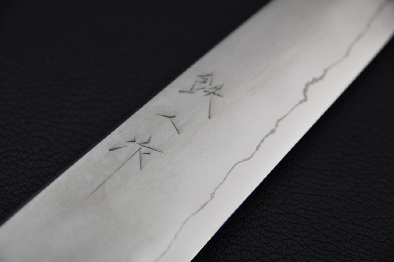 Tetsujin Ginsan Kasumi Petty 165mm Lacewood