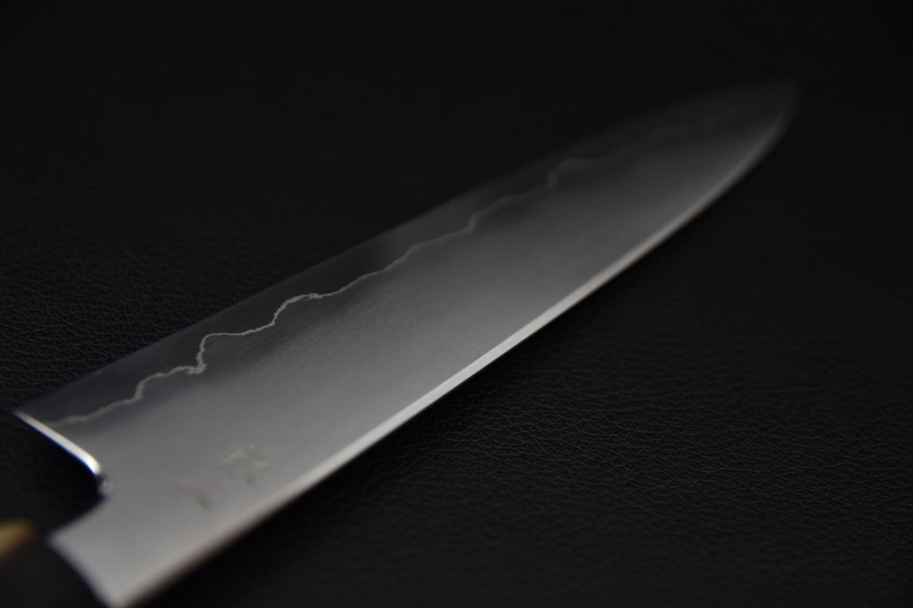 Tetsujin Ginsan Kasumi Petty 165mm Lacewood