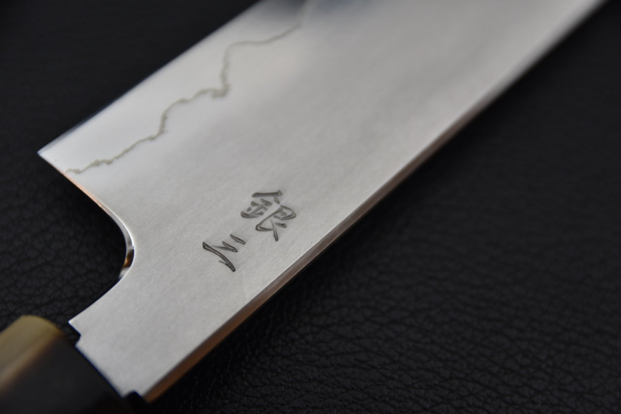 Tetsujin Ginsan Kasumi Petty 165mm Lacewood