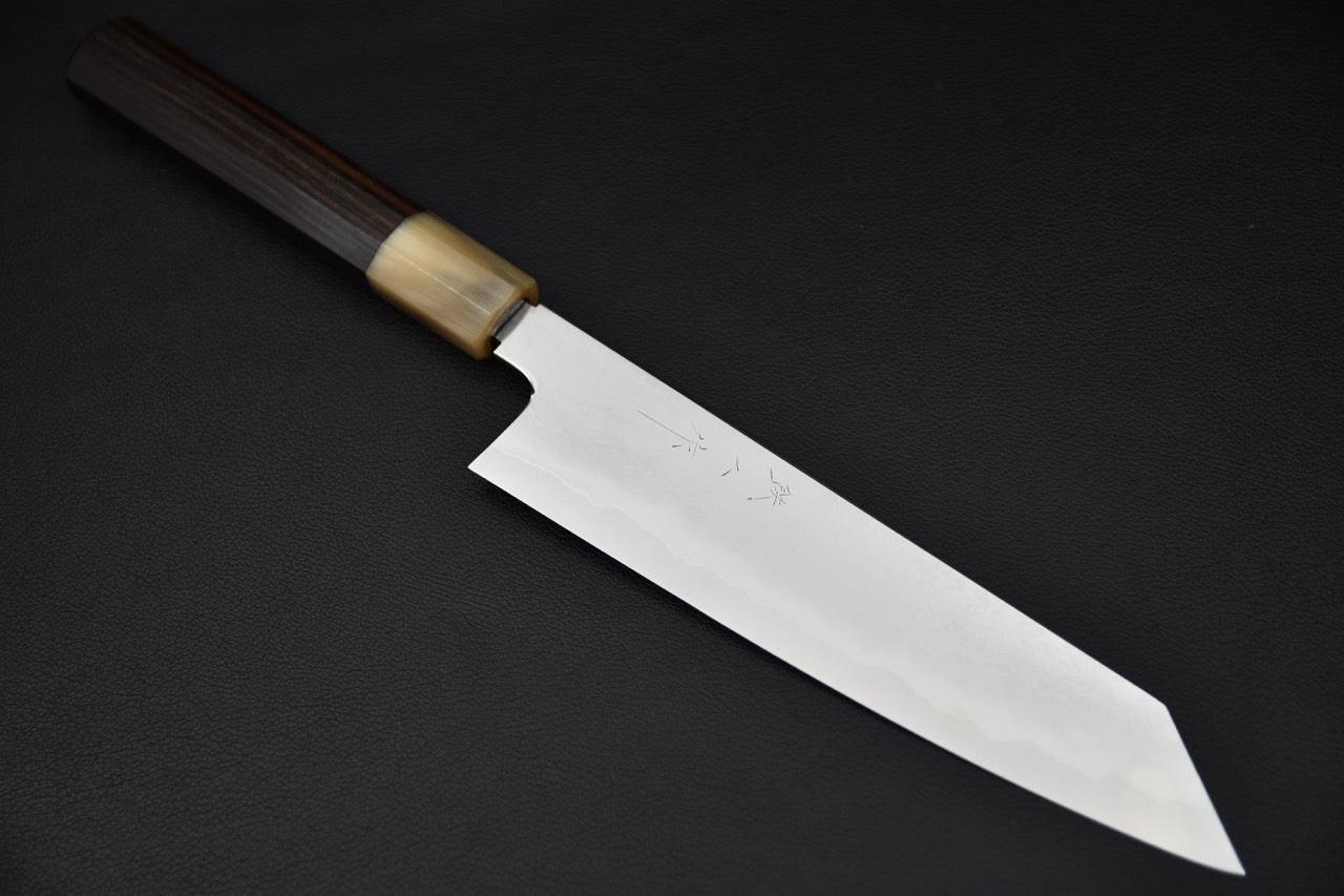Tetsujin Ginsan Metal Flow Kiritsuke Gyuto 210mm Taihei Ébène Macassar