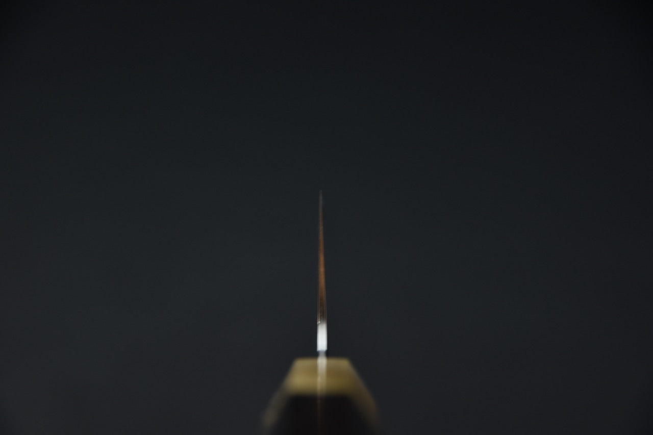 Tetsujin Ginsan Metal Flow Kiritsuke Gyuto 210mm Taihei Ébène Macassar