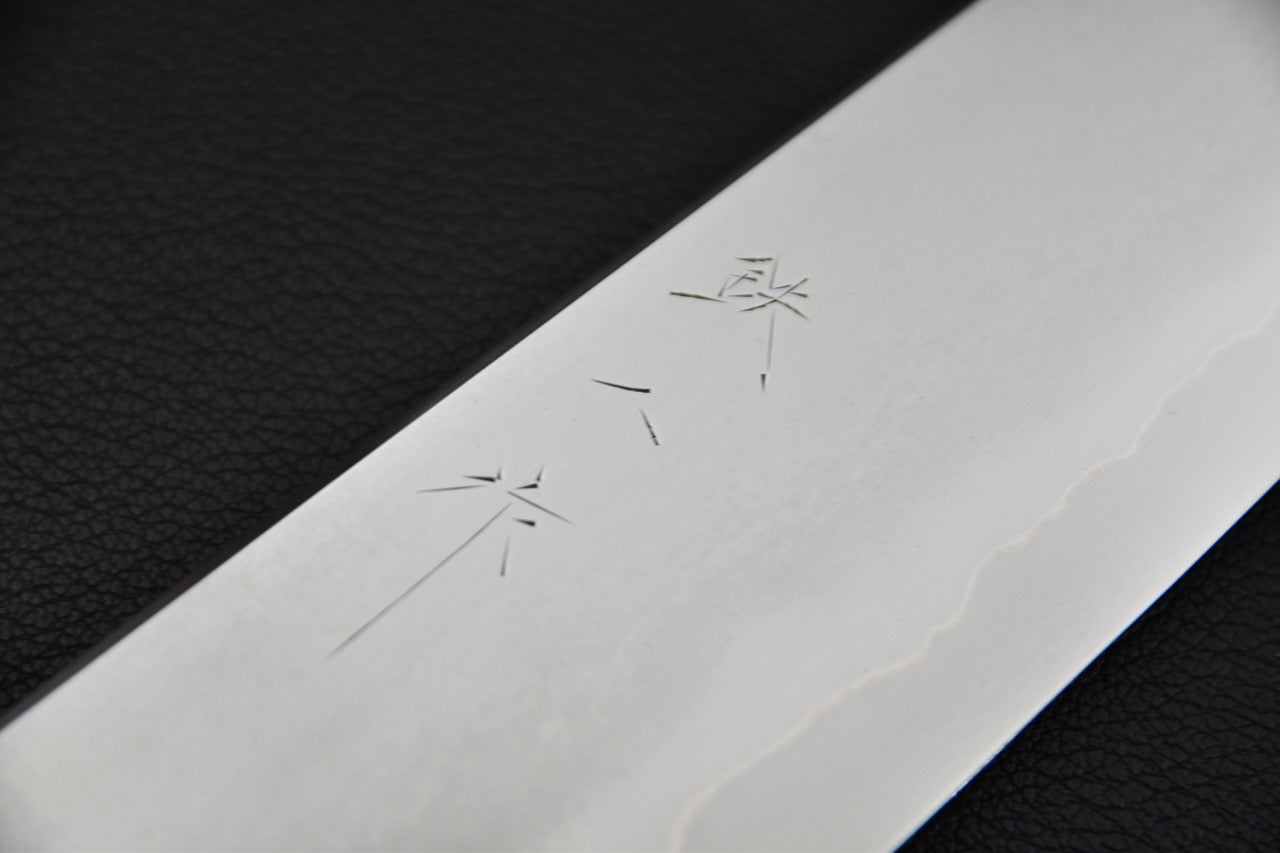 Tetsujin Ginsan Metal Flow Kiritsuke Gyuto 210mm Taihei Ébène Macassar