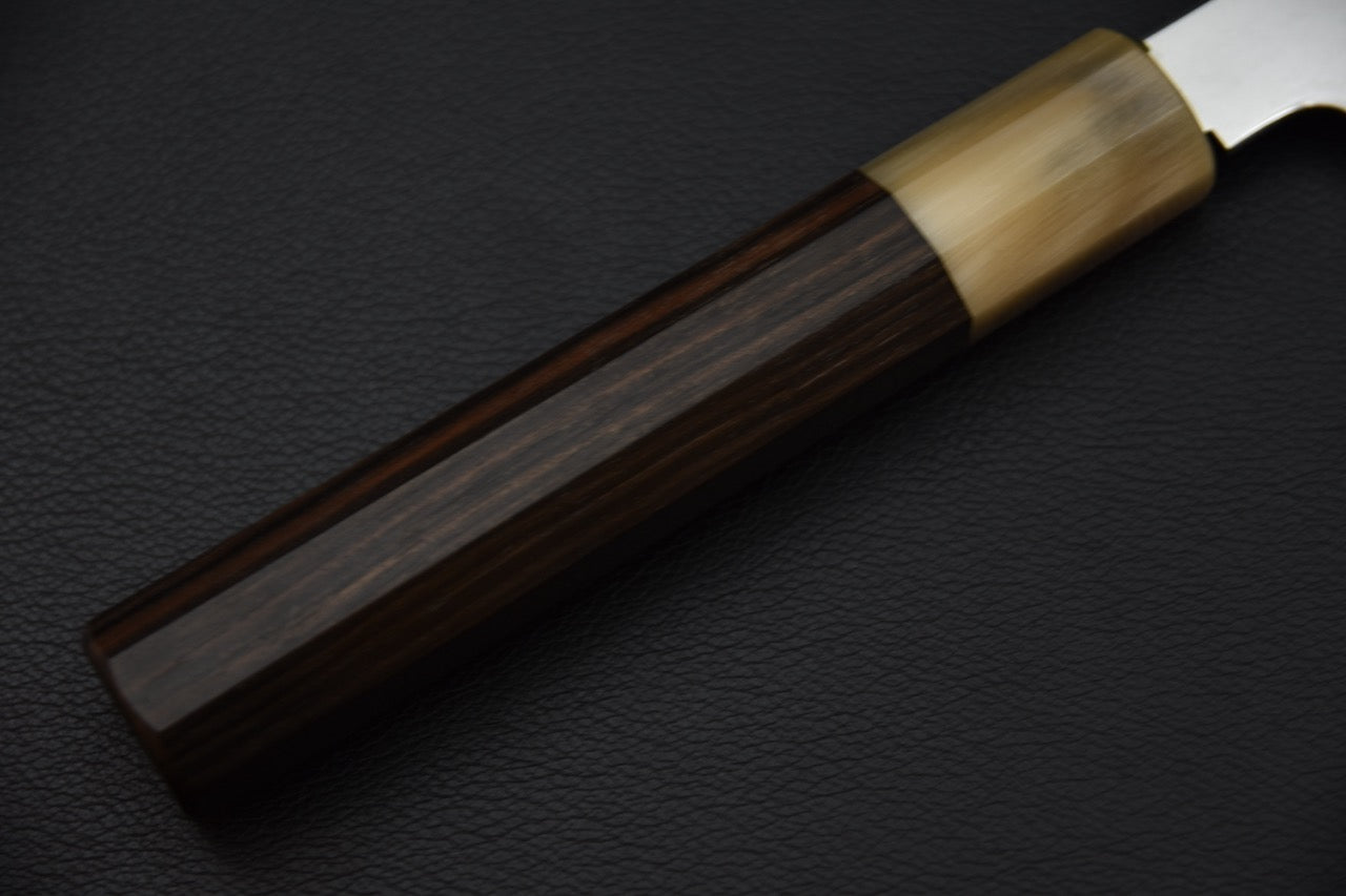 Tetsujin Ginsan Metal Flow Kiritsuke Gyuto 210mm Taihei Ébène Macassar