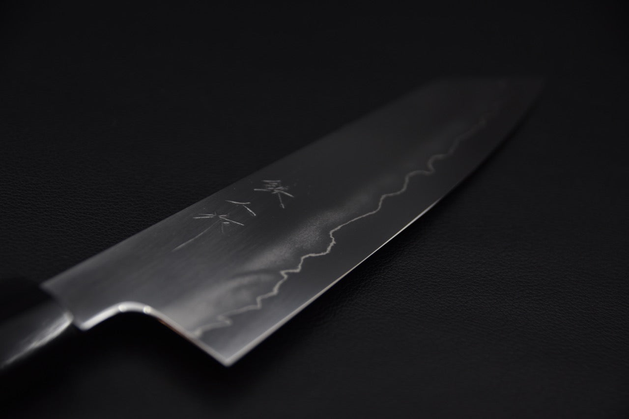 Tetsujin Ginsan Ukiba Kiritsuke Gyuto 210mm Taihei