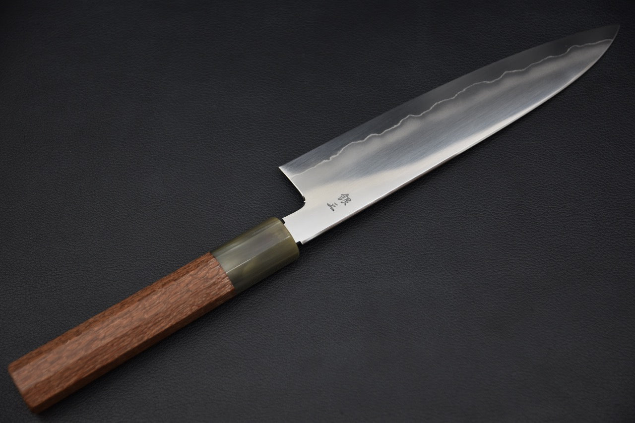 Tetsujin Ginsan Ukiba Gyuto 210mm Lacewood