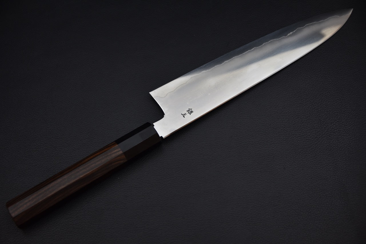 Tetsujin Ginsan Ukiba Gyuto 240mm Taihei Ébène