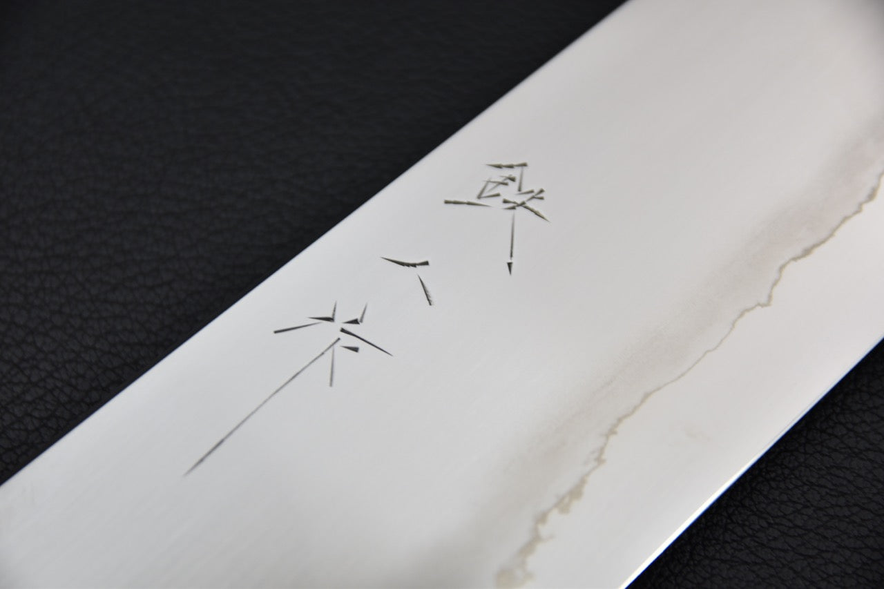 Tetsujin Ginsan Ukiba Kiritsuke Gyuto 240mm Lacewood